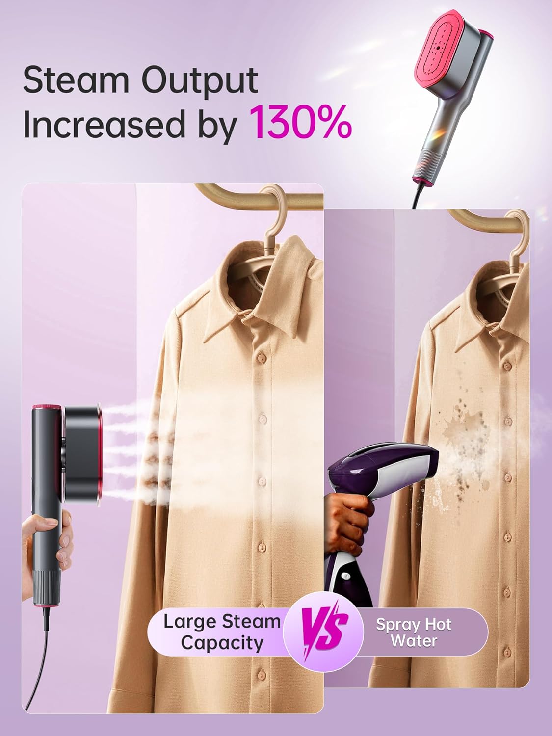 SwiftSteam 2-in-1 Garment Steamer