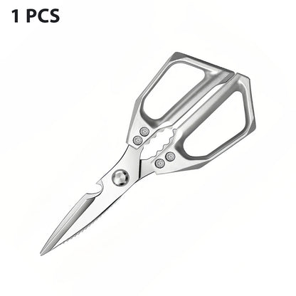 Stainless Steel Kitchen Shears Multifunctional Stainless Steel Kitchen Tools Cutting Vegetables Meat Fish Food Scissors