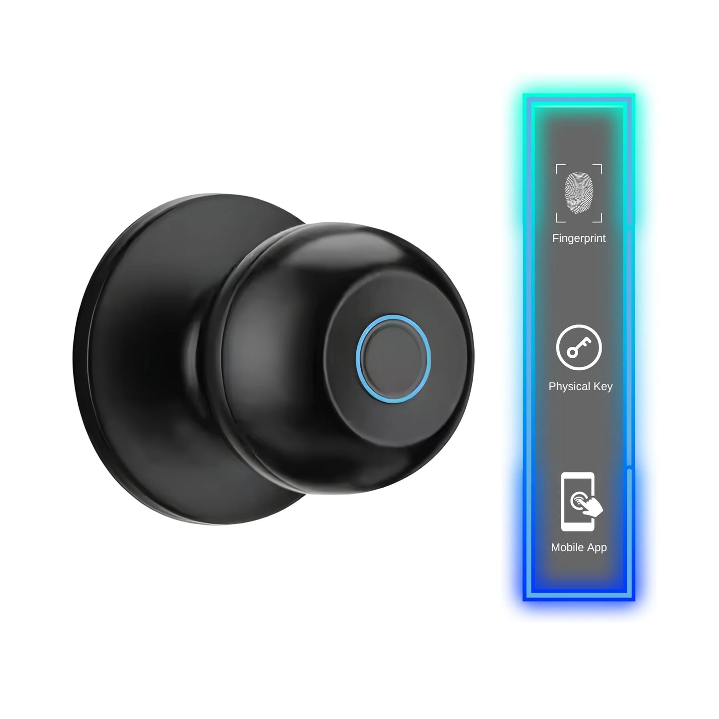 TouchTurn™ by CalmCavern - Easy Turn & Quick Install Secure Fingerprint Lock
