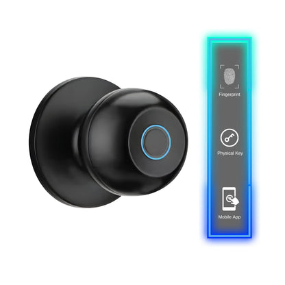 TouchTurn™ by CalmCavern - Easy Turn & Quick Install Secure Fingerprint Lock